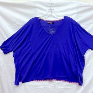 Deep blue-purple T-shirt